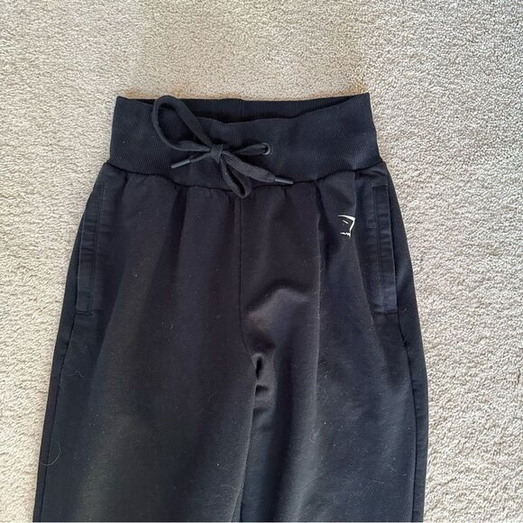Gymshark black cropped jogger wrap ballet style pants - Picture 8 of 9